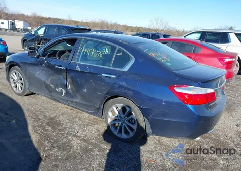 2013 Honda Accord Sport from USA, damaged, VIN 1HGCR2F52DA076516